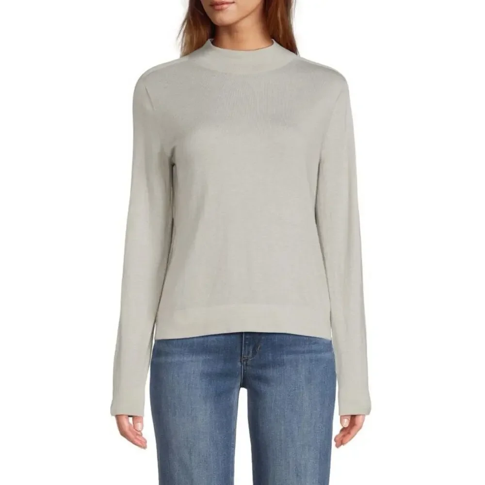 VINCE Seamless Wool Blend Sweater Size Large - Picture 2 of 5